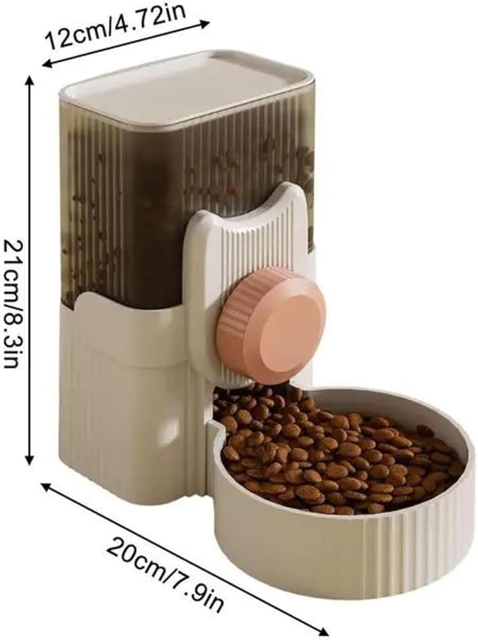 Jainchan® Pet Cat Dog Normal/Hanging Automatic Water Drinking/Food Dispenser Container Washable | Pet Food Container Dog Food Container | Dog Assecories | Gift for Dogs | Food 1 Litter