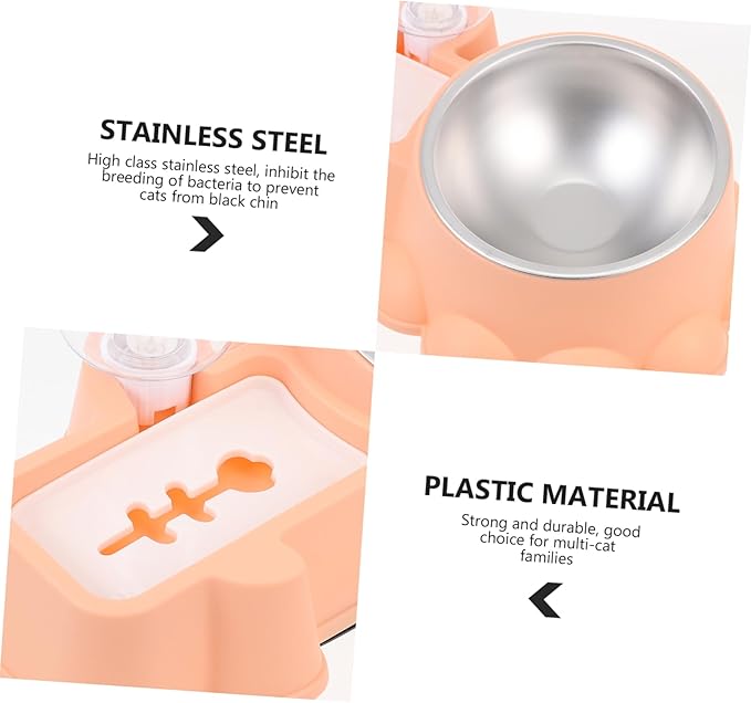 Automatic Dog Bowl for Food and Water Elegant Design Pet Feeder and Feeding Container for Dogs and Puppies for Home and Travel