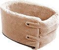 Portable Center Console Dogs Cats Car Bed, Pet Booster Seat, Comfortable Pet Armrest Car Seat, Coral Velvet Travel Pet Console Seat - Brown