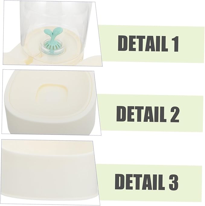 Milisten Automatic Cat Water Dispenser Portable Bowl Feeder for Dogs No Spill Design Easy to Clean