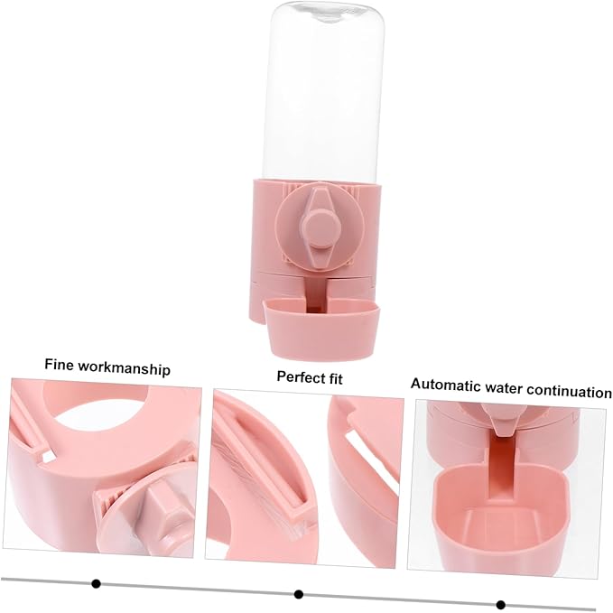 Hemoton Hanging Drinking Fountain Automatic Pet Waterer Dog Water Dispenser Cat Water Container Splash Pp Material Pet Supply Puppy Essentials