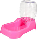 Pink Pet Water Feeder Bowl for Dogs and Puppies Smooth Surface Eco Friendly Safe Material Stable Design Prevents Overturning Automatic Water Supply for Home and Pet Shop Use
