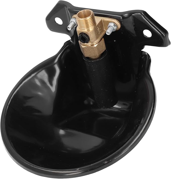Goat Feeder, Automatic Water Dispenser for Dogs Goat Waterer Fountain Farm Feeding Water Bowl Farm Water Drinking Equipment with Copper Valve Horse Water Trough for Livestock