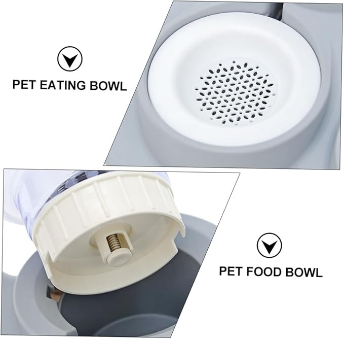 TOYANDONA 1pc Pet Automatic Feeder and Water Dispenser for Cats and Dogs Capacity Convenient Water Bowl for Pets Dual Function Food and Container Sanitary and Design