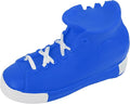 Molly & Mo Squeaky Dog Chew Toy Set with Baseball, Football and Shoe Shapes - Blue