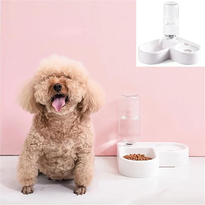 Automatic Pet Feeder & Water Feeder for Dogs and Cats - Adjustable Dog Bowl with Smart Timer