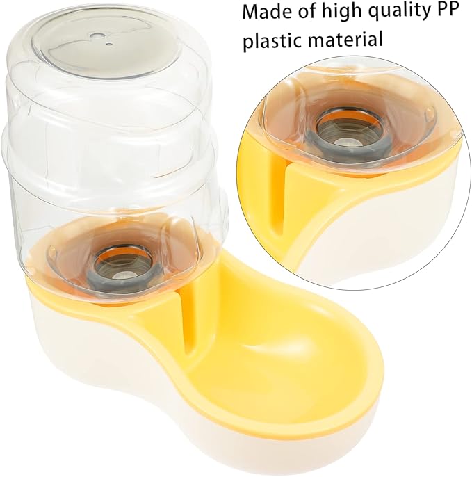 Happyyami 1pc Automatic Pet Water Bowl Dispenser Drinking Bowl for Cats Dogs Smooth Water Level for Home Use