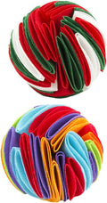 NOLITOY 2pcs Quality Material Dog Sniff Balls Pet Dog Toy for Slow Feeder Mental Physical Exercise Home Garden Play