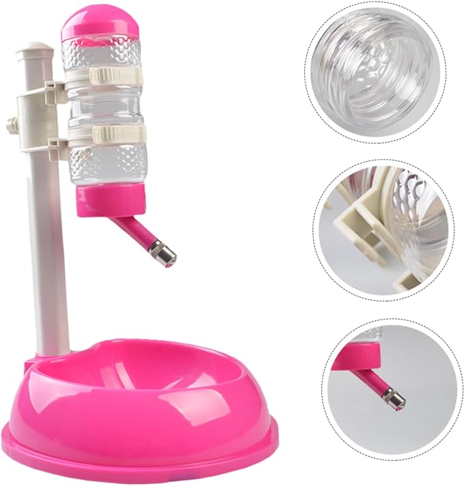 Pet Water Dispenser Automatic Food Feeder Pet Waterer Pp PVC Detachable Bowl Easy Cleaning