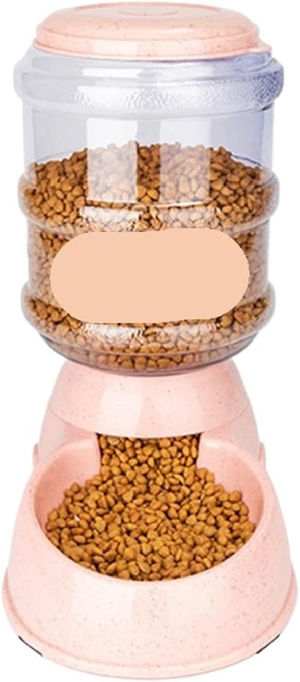 Large Capacity Pet Feeder Bowls Small Dog Bowl Automatic Dispenser Cat Pets Feeding(CW022-6)