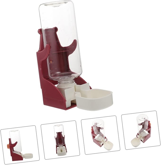 Mipcase 2pcs Pet Hanging Water Feeder Automatic Water Dispenser for Cats Dogs and Animals Capacity Design for Cages and Outdoor Use