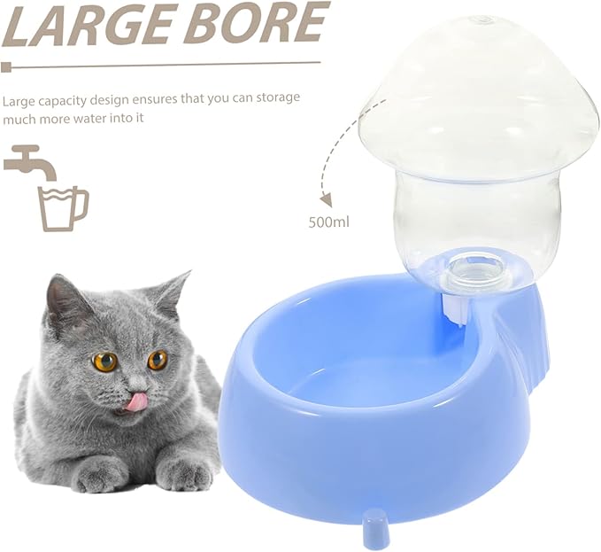 NOLITOY Pet Water Dispenser Automatic Dog Water Bowl Large Capacity Holder for Cats Dogs Slow Feeder Drinking Device Container