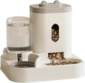 Pet Feeder Fully Automatic Feeder Food and Water Integrated Dispenser 1 L Water Dispenser & 2.3 L Food Storage Bucket Pet Supplies Pets Supplies(Grey)