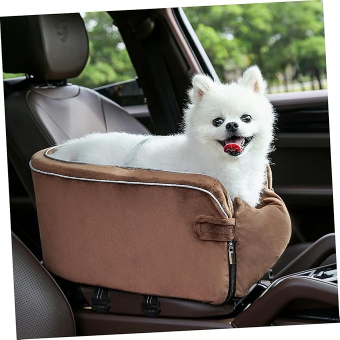 Car Dog Bed Non-Slip Pet Travel Cushion Washable and Durable Dog Car Seat for Comfort and Safety Lightweight Portable Design