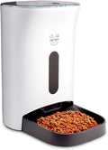 Arf Pets Automatic Pet Feeder Food Dispenser for Dogs, Cats & Small Animals – Features Distribution Alarms, Portion Control & Voice Recording – Timer Programmable Up to 4 Meals a Day
