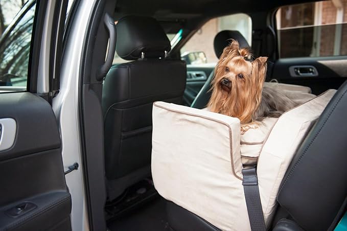 Medium Snoozer Luxury Lookout Car Seat, Buckskin and Java