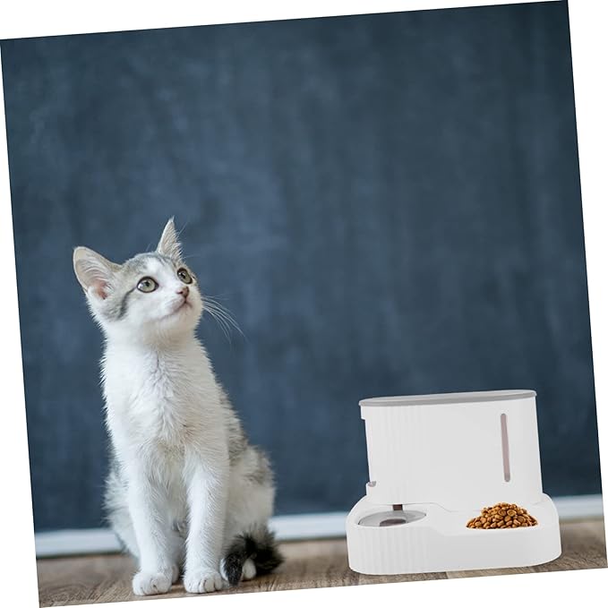 Pet Feeder Bowl for Small Dogs and Cats Automatic Detachable Water Dispenser Food Storage and Pet Materials for Continuous Fresh Water and Food Supply