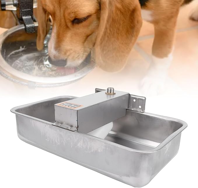 Dog Automatic Water Dispenser, Stainless Steel Thickened Auto Pet Water Bowl with Continuous Fluxion Design, for Dogs Cats and Other Pets