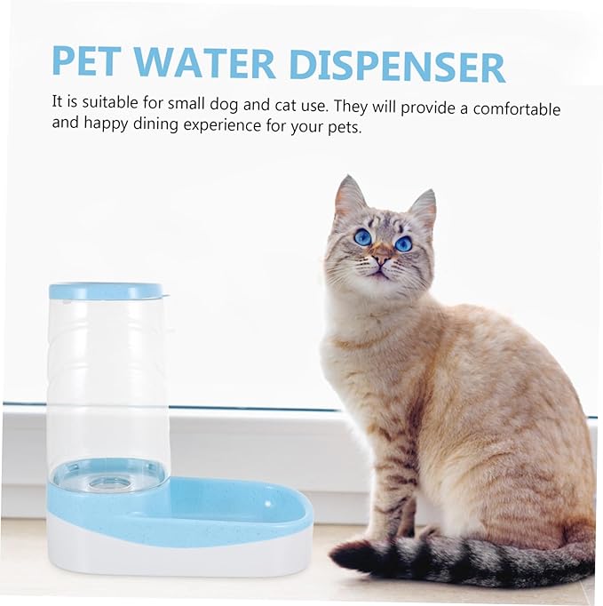Pet Water Dispenser Automatic Cat Dog Feeder Capacity Easy Cleaning Water Fountain