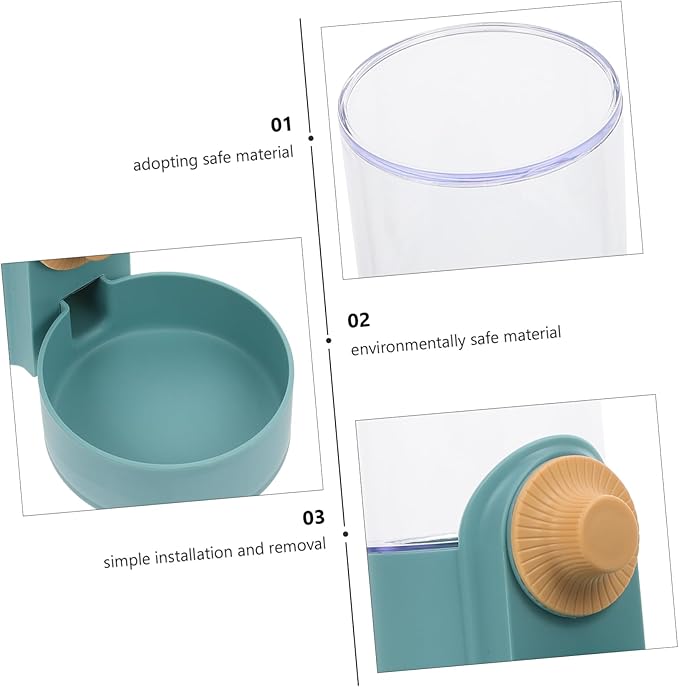 1Pc Automatic Dog Cat Water Feeder Hanging Water Dispenser for Dogs and Cats for Pet Hydration for Cages Easy Installation