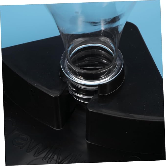 3pcs Triangle Automatic Drinking Fountain for Crawler Pets Self Waterer Feeder Black Reptile Water Dispenser Hassle Maintenance and Continuous Hydration