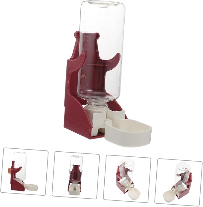 Milisten Automatic Cat and Dog Water Feeder Pet Drinking Device Install Water Bottle Dispenser for Rabbits Guinea Pigs and Animals