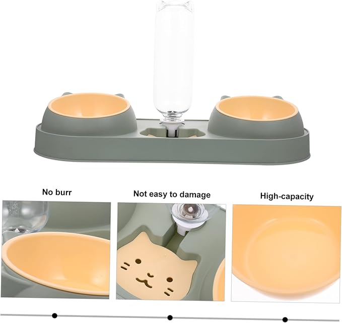 Automatic Feeder Dog Bowl Pet Food Dispenser Cat Bowl Food Dispenser Random Style