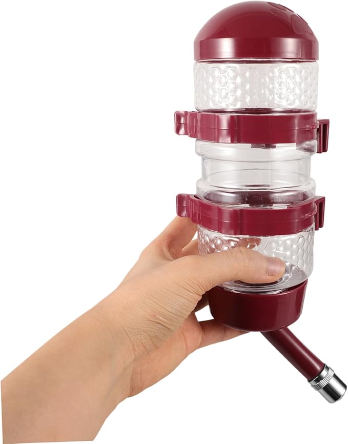 Pet Water Bottle Dispenser Dog Water Dispenser Cage Cat Feeder Waterer Automatic