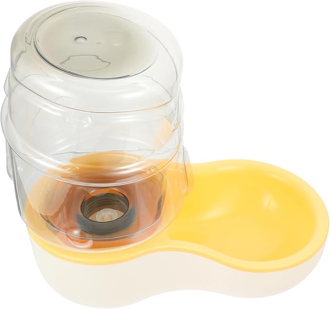 Happyyami 1pc Automatic Pet Water Bowl Dispenser Drinking Bowl for Cats Dogs Smooth Water Level for Home Use