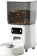 5L Smart Pet Feeder with HD Camera, WiFi Automatic Food Dispenser, Dual Stainless Steel Bowls, App Control, Voice Recorder, Motion Detection for Small and Medium Pets