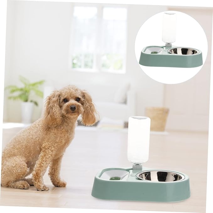Dual-use Pet Feeder Bowl Water Dispenser Cat Dog Automatic Water Feeder Pet Supplies