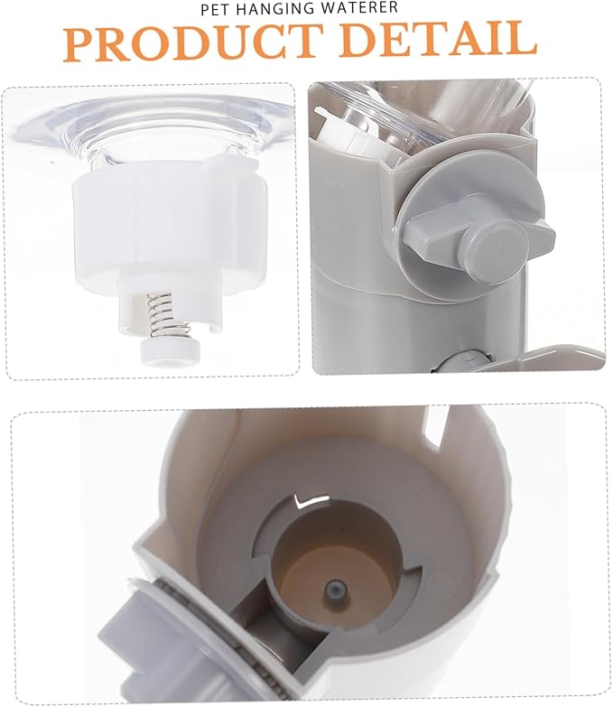 Abs Material Stable Performance Easy to Clean Dog Water Holder Cage Pet Water Feeder Pet Waterer Automatic Drinking Fountain