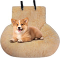 Dog Seat for Car,Medium Dog Plush Car Seat | Pet Supplies Washable Travel Bed for Medium Small Puppy Kitten Vehicle Traveling Vet Visit Daily Vacations