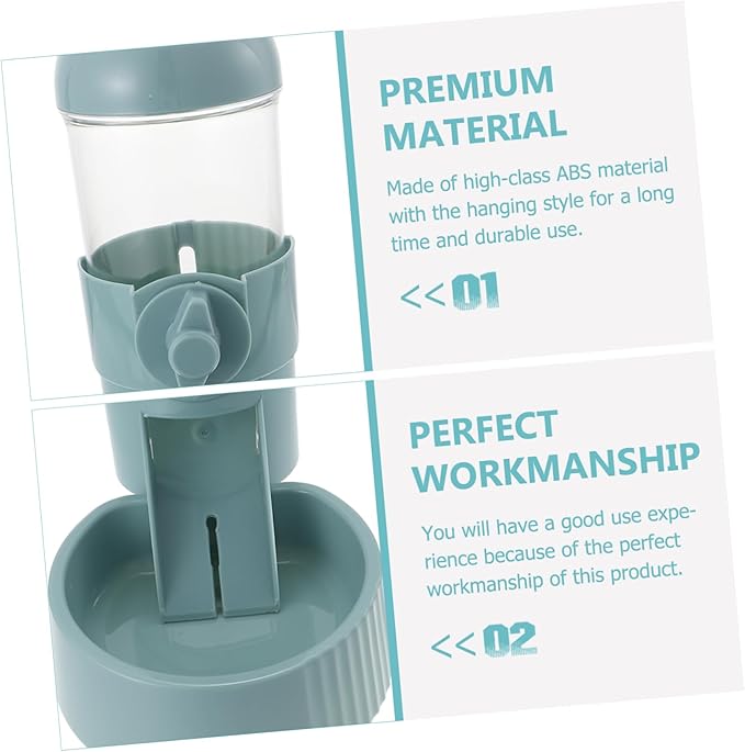 BESPORTBLE Automatic Dog Feeder Non-Skid Base Lightweight Hanging Pet Feeding Bowl for Dogs Cats Easy to Versatile Automatic Puppy Device for Home and Travel