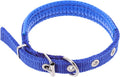 GLEAVI Pet Collar for Dogs and Cats, Adjustable Blue Foam Collar with Alloy Buckle, Lightweight Neck Decor for Outdoor and Party Use, Size S, Suitable for Puppies and Small Breeds