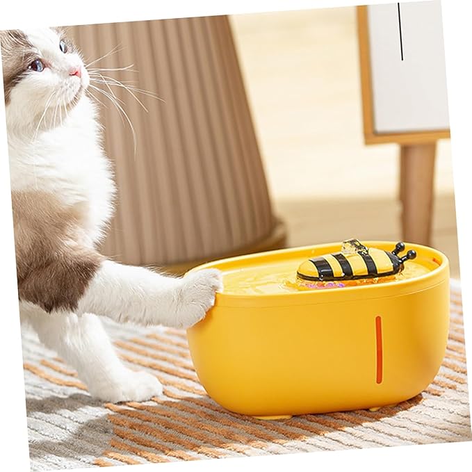 HEMOTON Automatic Dog and Cat Water Dispenser Compact Pet Water Feeder Filter for Home Use Convenient Design for Pets