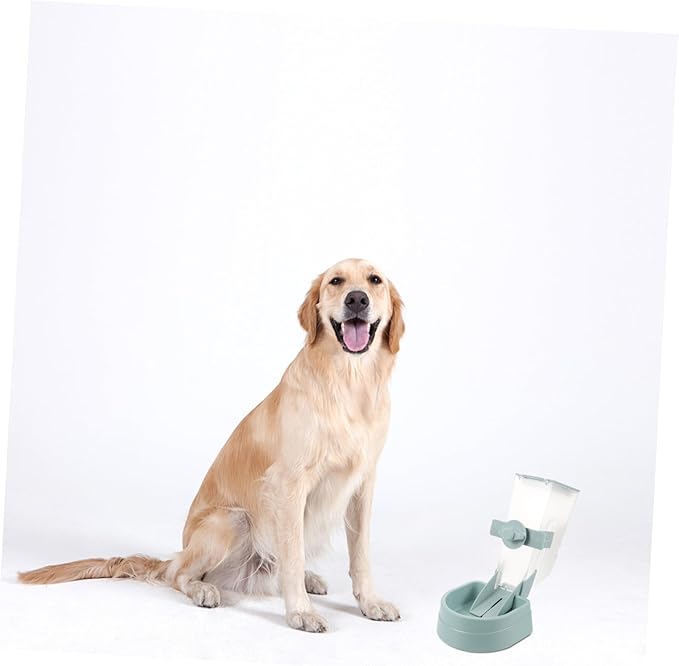 DOITOOL Automatic Hanging Pet Feeder Station with Deep Bowl and Removable Food Tank for Dogs Puppies Space-Saving Stable Design Prevents Overflow and Floor Mess Easy to Clean with