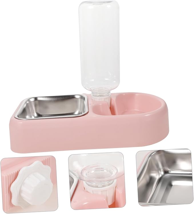 Dual Water Bowl Pet Fountain Automatic Cat Dog Water Feeder Pet Supplies