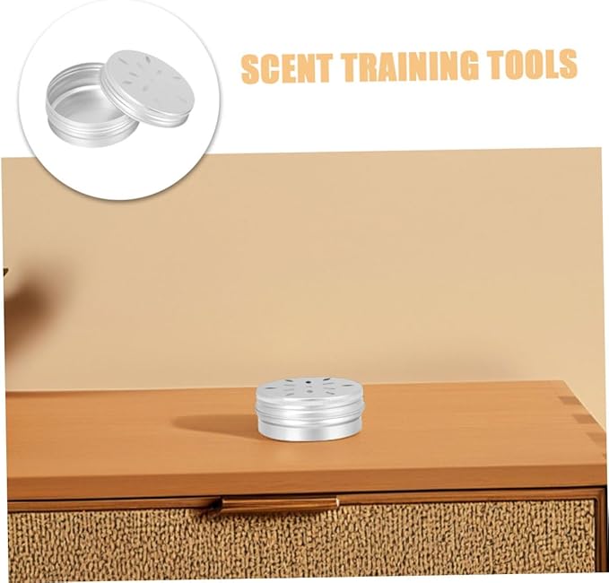GALPADA 8Pcs Aluminum Dog Scent Training Box for Nose Work Durable and Reliable Scent Work Tins for Professional and Home Use for Dog Training and Behavior Detection