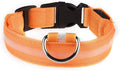 LED Dog Collar Safety Collar USB Rechargeable Adjustable Glowing Pet Collar Basic Dog Collars Reflective Light Up Collars for Your Dogs 8 Colors with 3 Sizes