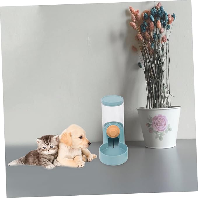 Hanging Cat Water Feeder Dispenser Auto Feeder Bowl for Rabbit Dog 2pcs Easy to Observe Water Level No Food/Water Spill