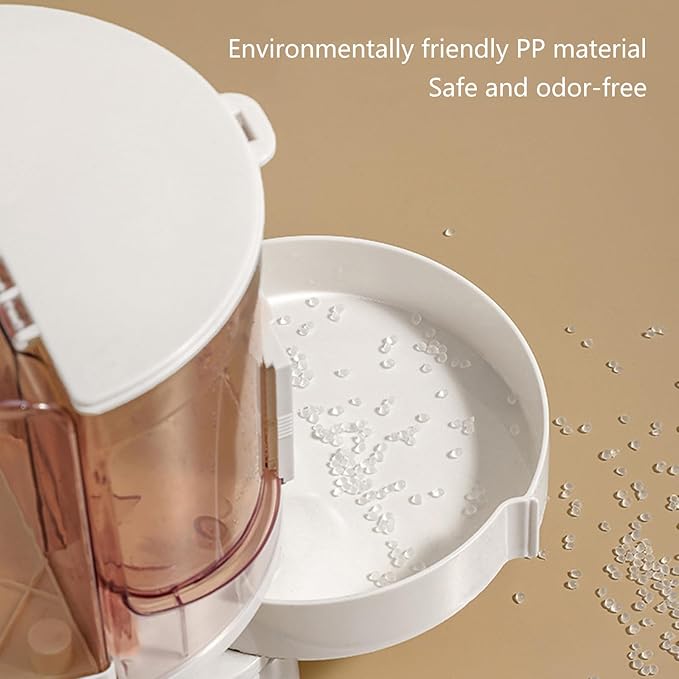 2in1 Pet Water Bowl Food Feeder Automatic Dog Feeding Dispenser Drinking Container Dishware Automatic Drinking for Cats Wet and Dry