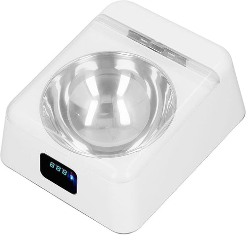 350ml Automatic Smart Pet Smart Feeder, Induction Lid Opening Rechargeable Dog Cat Feeding Bowl, Sensitive Open Cover Smart Dog Cat Bowl Pet Food Dispenser for Dog Cat Pet