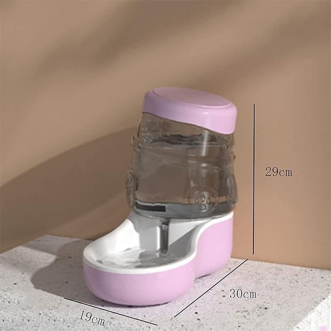 Fountain Automatic Pet Food Feeder and Water Dispensers Set,Dog Feeder and Cat Water Dispenser 3.2L Gravity Dog Feeder Easily Clean Pet Supply Pet Water Dispenser