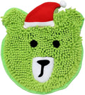 Fluffy Animal Face Snuffle Mat for Pets Interactive Nose Work Toy for Rabbits Hamsters Chinchillas and Dogs (V4)