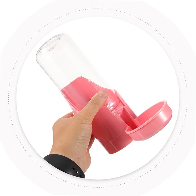 SUPVOX Pet Dog Water Feeder Automatic Hanging Drinking Device for Cats and Dogs Wear Resistant Puppy Feeder Easy to Secure Comfortable Angle for Drinking and Eating