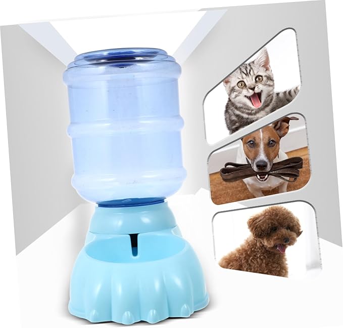 Automatic Dog Water Dispenser Pet Water Bowl Gravity Feeder for Cats Dogs Rabbits Random Color