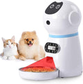 Automatic Cat Feeder, 118Oz/3.5L Pet Food Dispenser Feeder with Stainless Steel Food Bowl, Timer Programmable Dog Feeder,Portion Control & Voice Recording Up to 4 Meals A Day