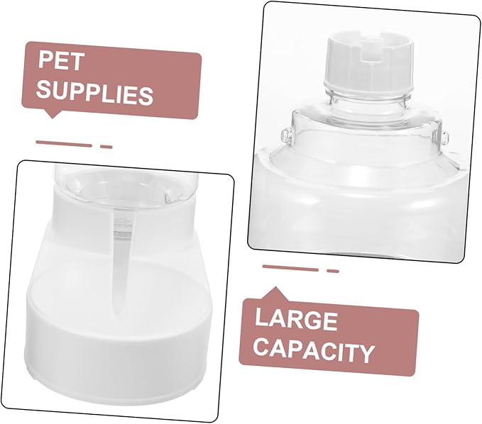 Automatic Pet Water Dispenser for Dogs and Cats Gravity Feeding Design Cat Dog Feeder Bowl Fountain for Easy Cleaning and Use