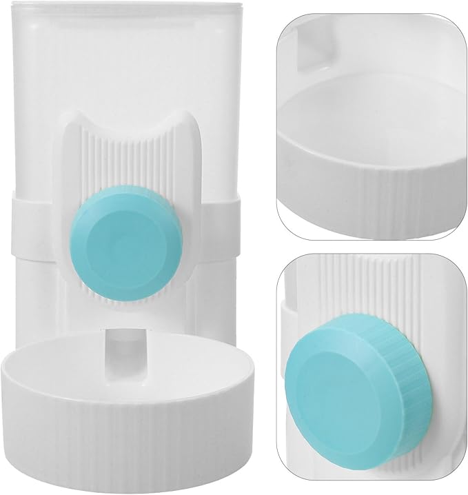 Pet Cage Water Feeder Automatic Drinking Device for Dogs and Fits Cage Wire Spacing Convenient and Safe for Pets